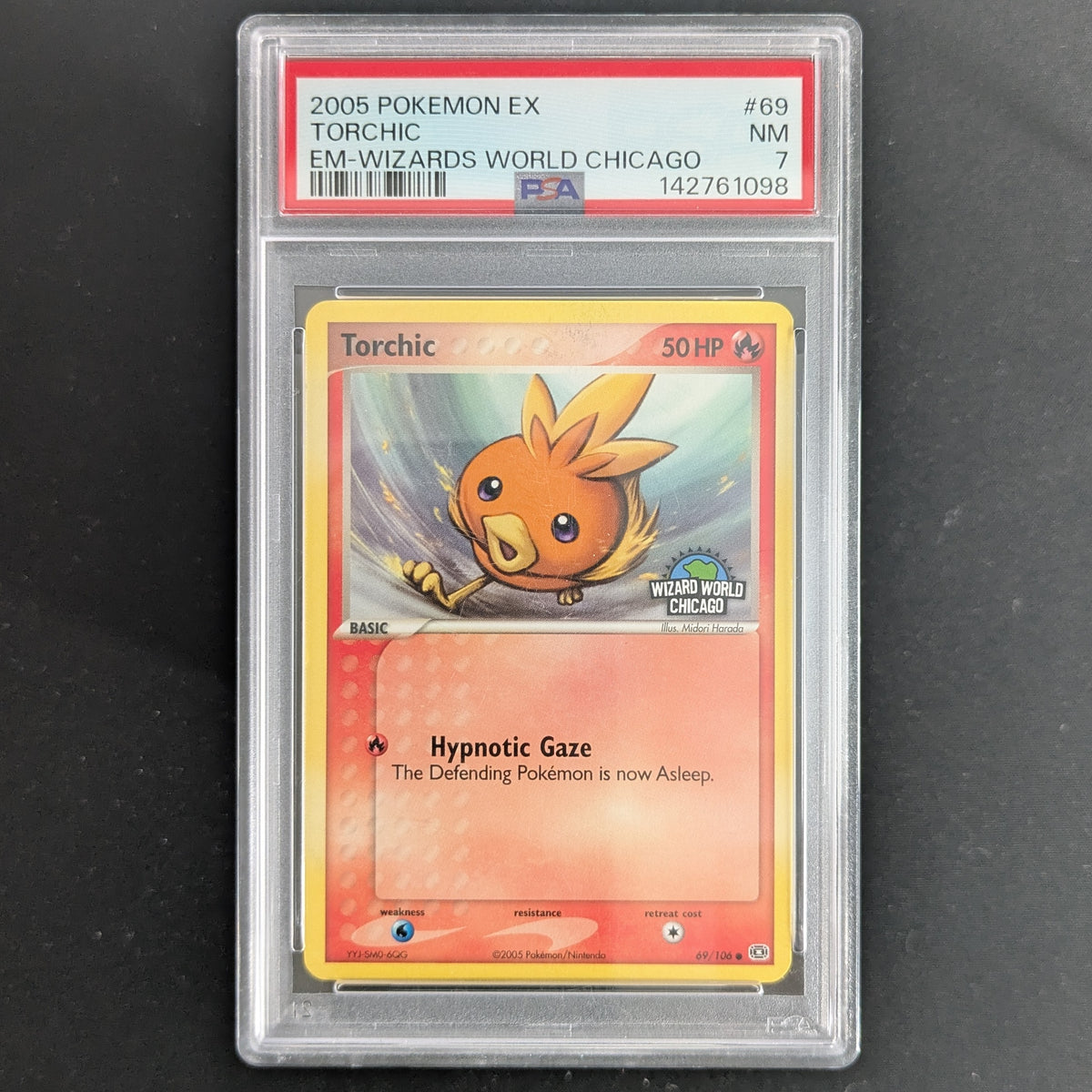 Torchic (EM 69) - EX Emerald - English - PSA 7