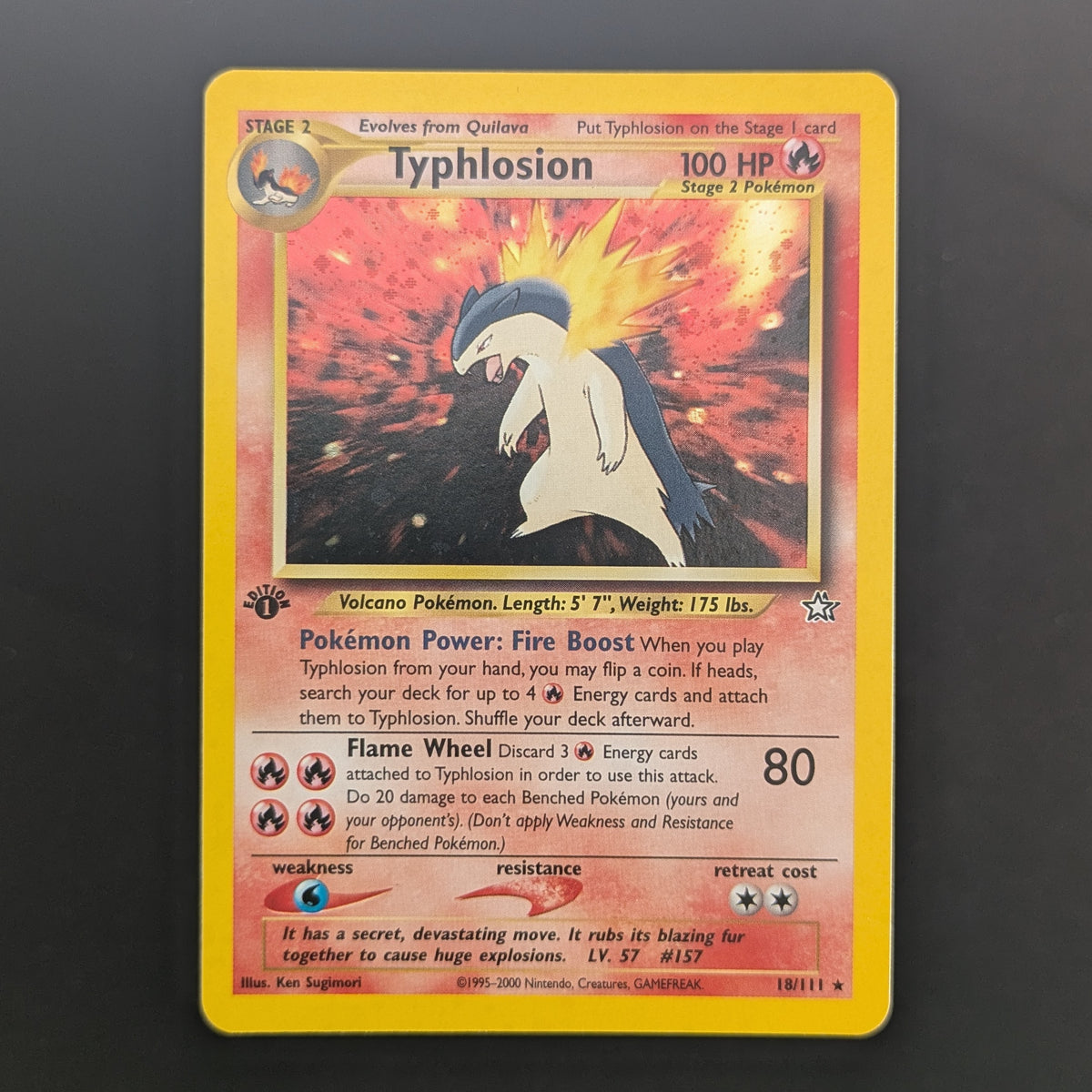 Typhlosion (NG 18) - Neo Genesis - English - EX - 1ST ED