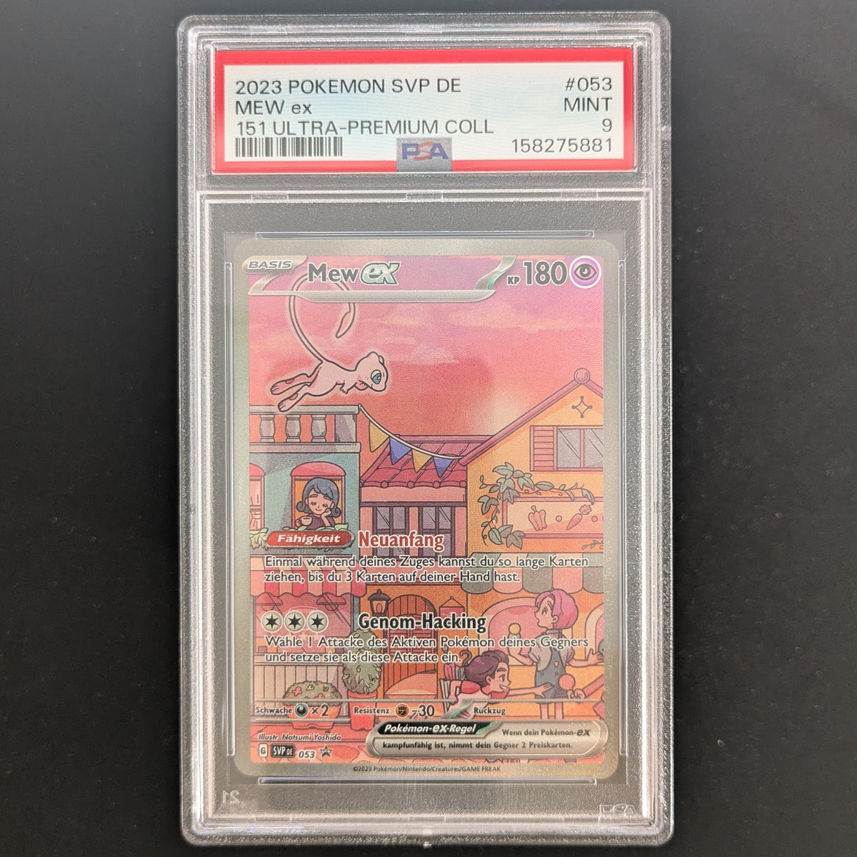 Mew ex (SVP 53) - SV Black Star Promos - German - PSA 9