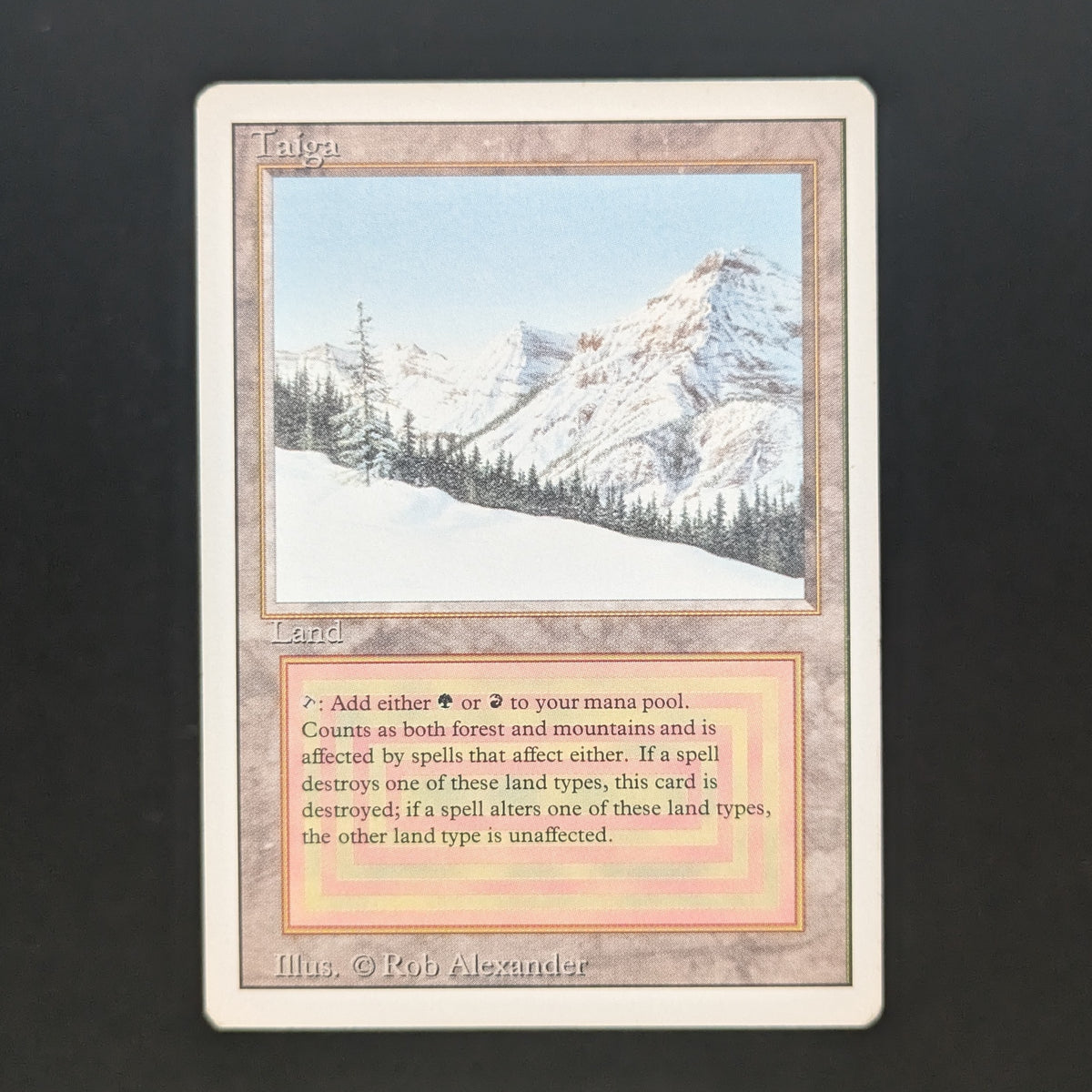 MTG Singles - Taiga - Revised - LP - 37053