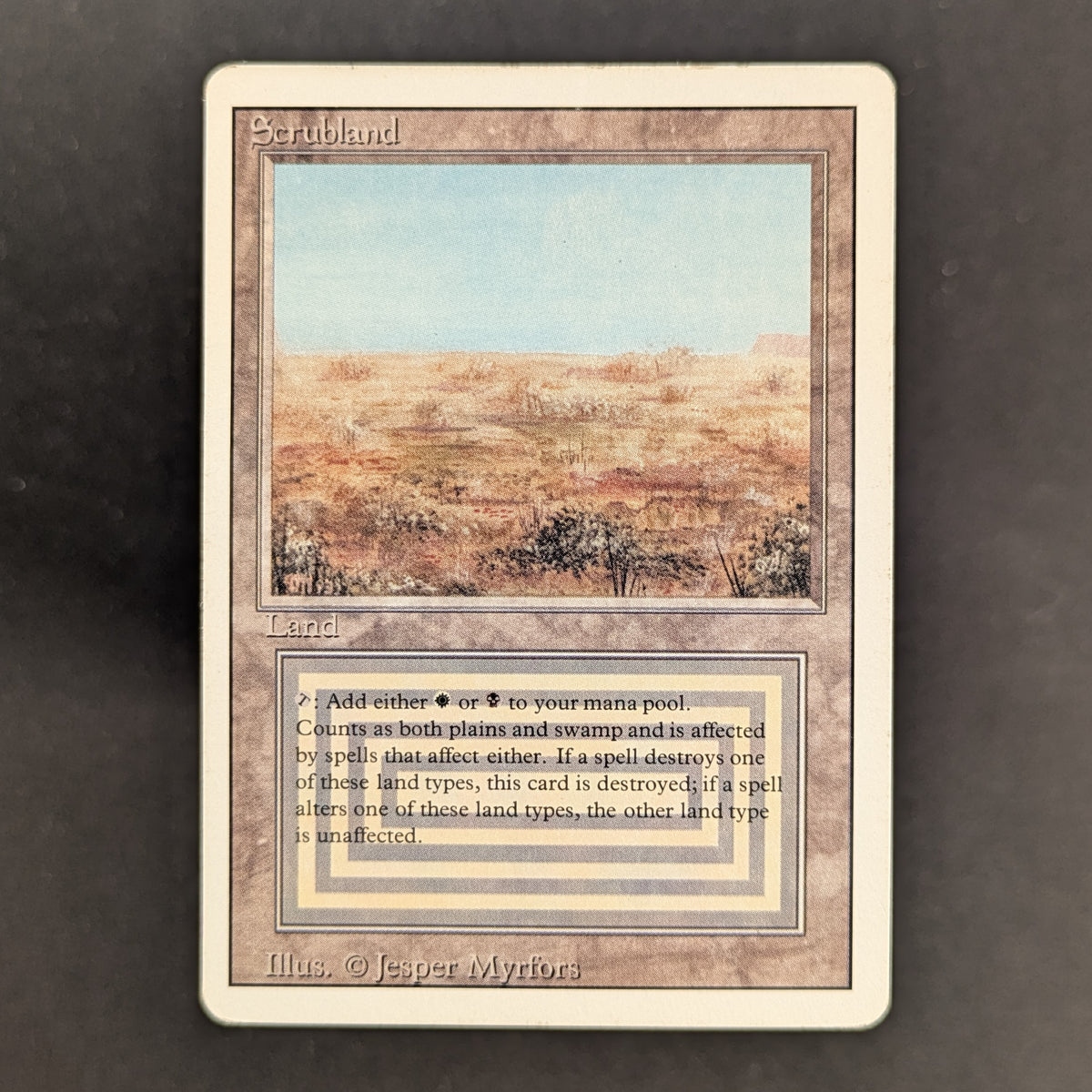 MTG Singles - Scrubland - Revised - PL - 37173