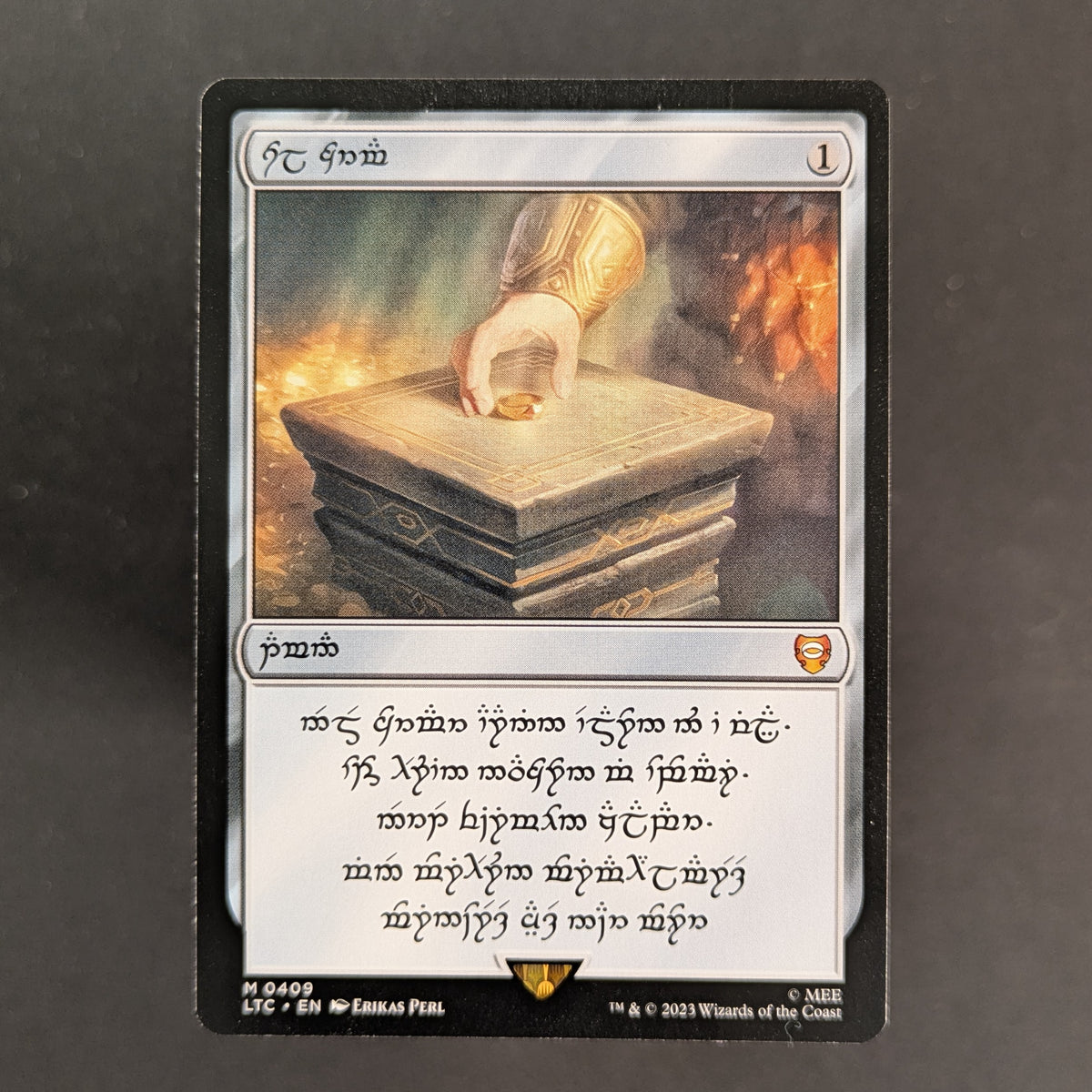 MTG Singles - Sol Ring - Dwarven (0409) - Commander: The Lord of the Rings: Tales of Middle-earth: Extras - English - NM -