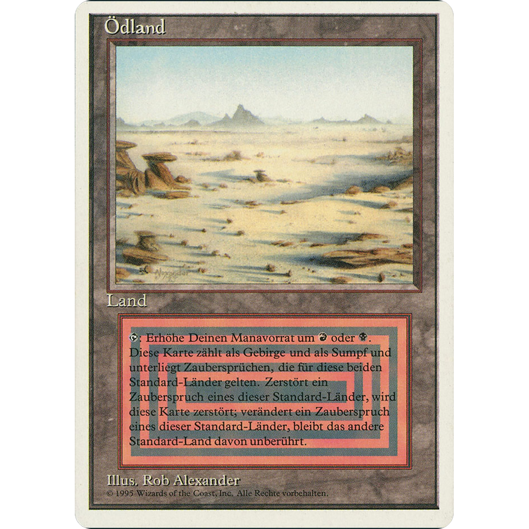 MTG Singles - Badlands - Foreign White Bordered -