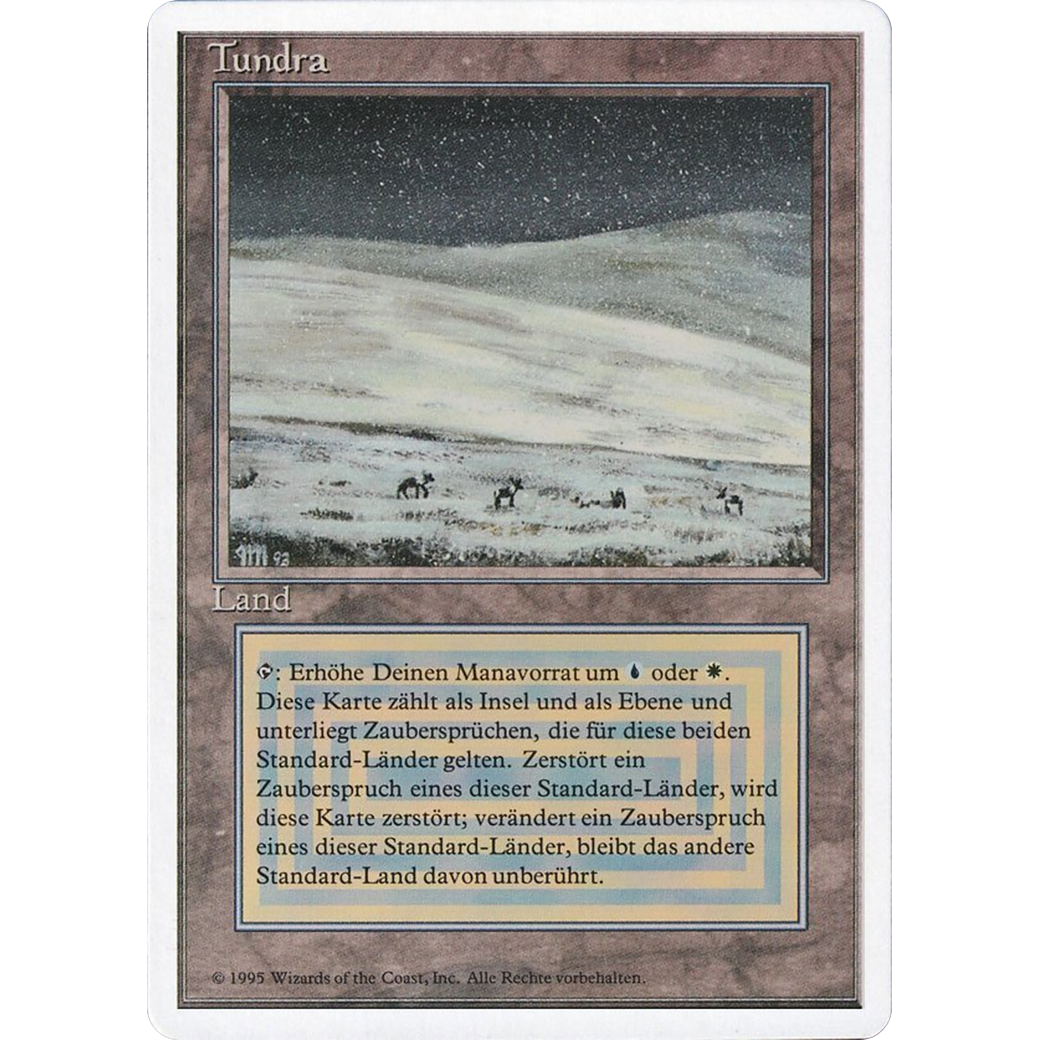 MTG Singles - Tundra - Foreign White Bordered -