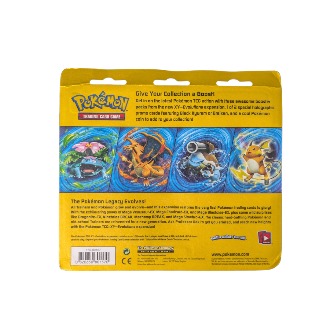 Evolutions: Black Kyurem 3-Pack Blister - Evolutions - English - Sealed