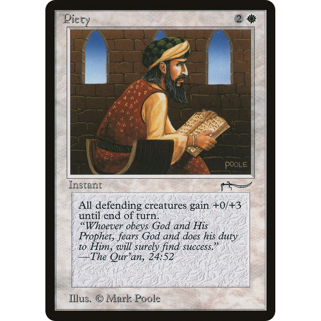 MTG Singles - Piety (Light) - Arabian Nights - Regular