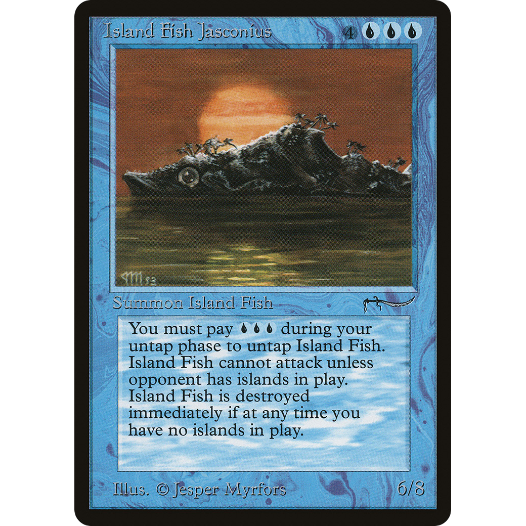 MTG Singles - Island Fish Jasconius - Arabian Nights - Regular
