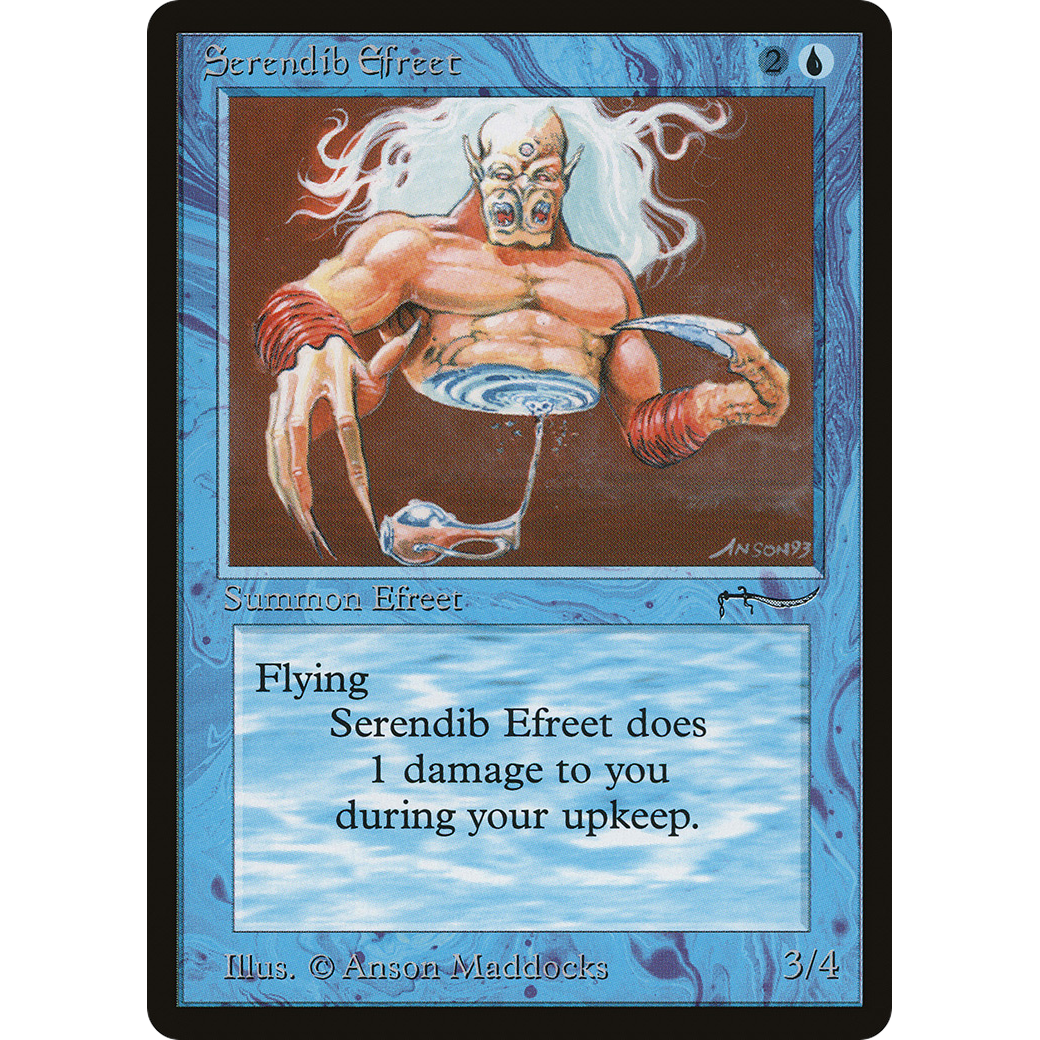 MTG Singles - Serendib Efreet - Arabian Nights -