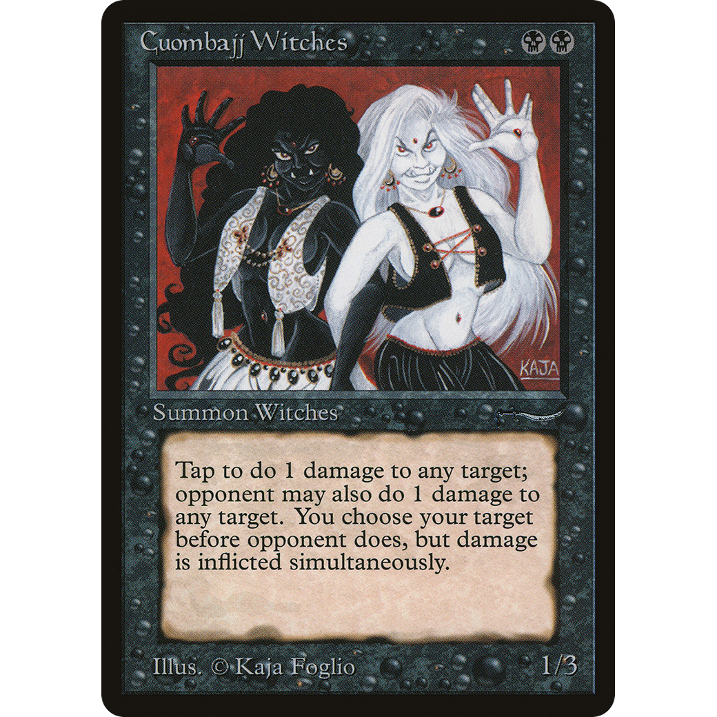 MTG Singles - Cuombajj Witches - Arabian Nights - Regular