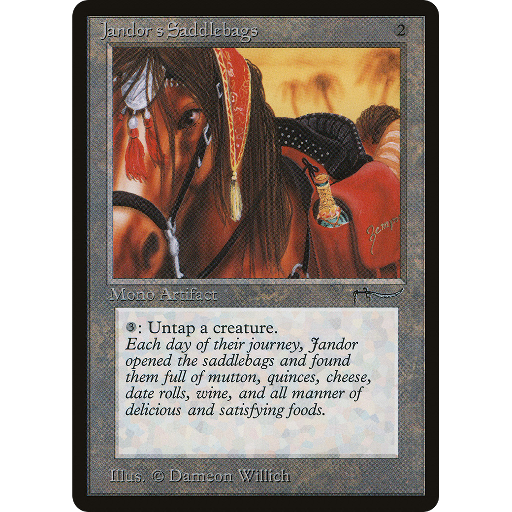 MTG Singles - Jandor's Saddlebags - Arabian Nights - Regular