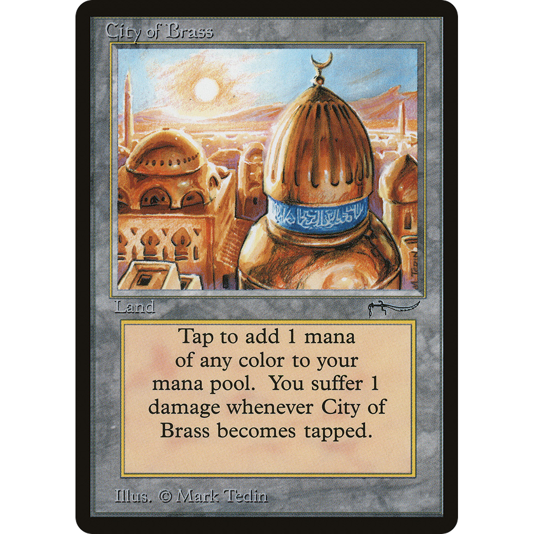 MTG Singles - City of Brass - Arabian Nights -