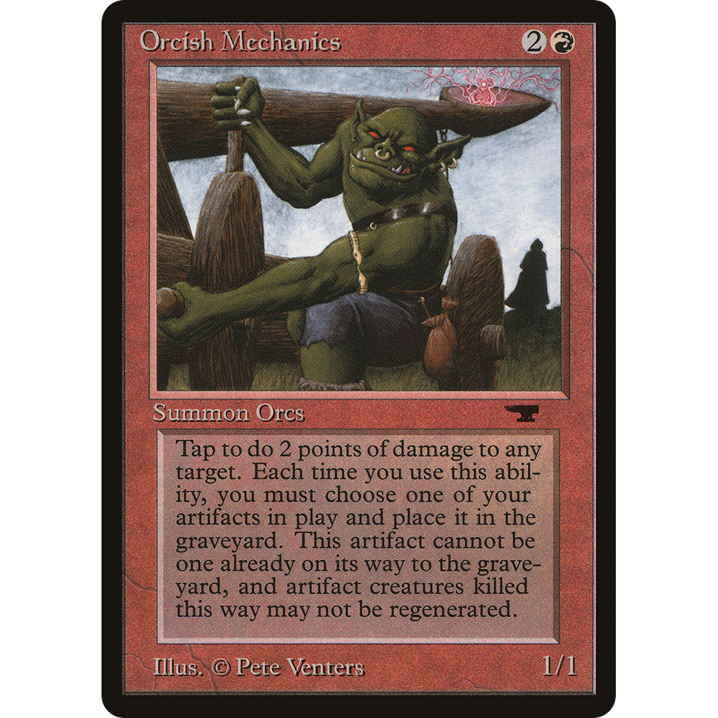 MTG Singles - Orcish Mechanics - Antiquities - Regular