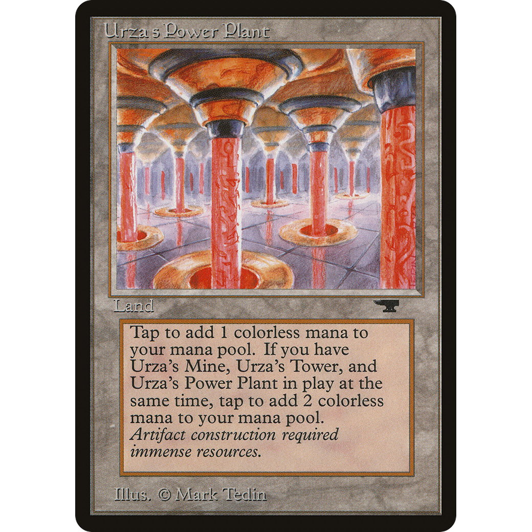 MTG Singles - Urza's Power Plant (Columns) - Antiquities -