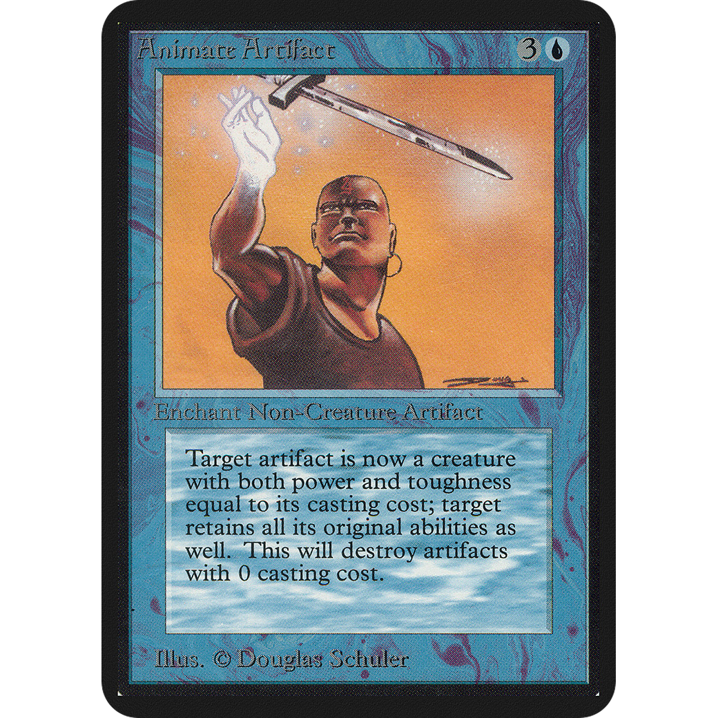Magic the Gathering Animate Artifact - Alpha NM