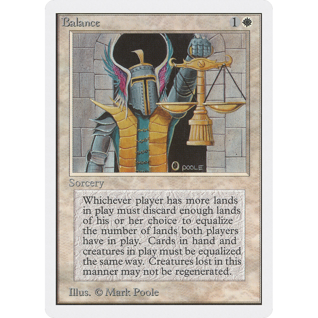 MTG Singles - Balance - Unlimited - NM