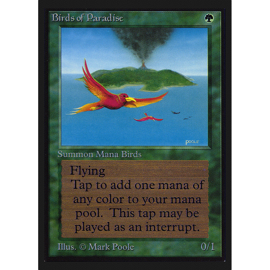 MTG Singles - Birds of Paradise - International Edition - NM