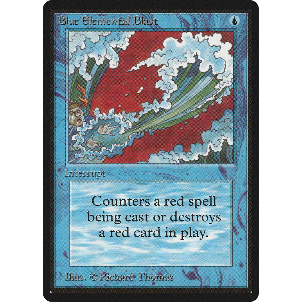 MTG Singles - Blue Elemental Blast - Beta - NM