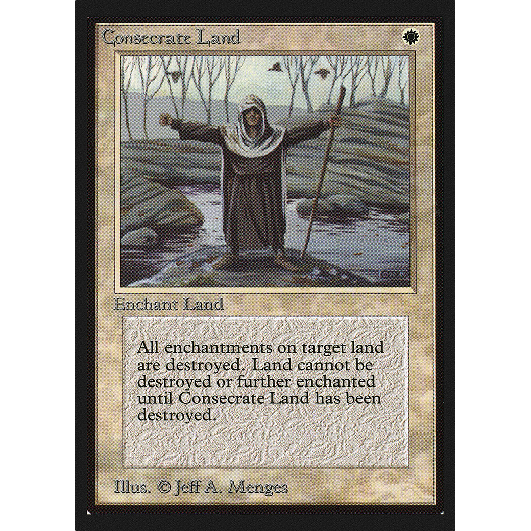 MTG Singles - Consecrate Land - Collectors' Edition - Regular