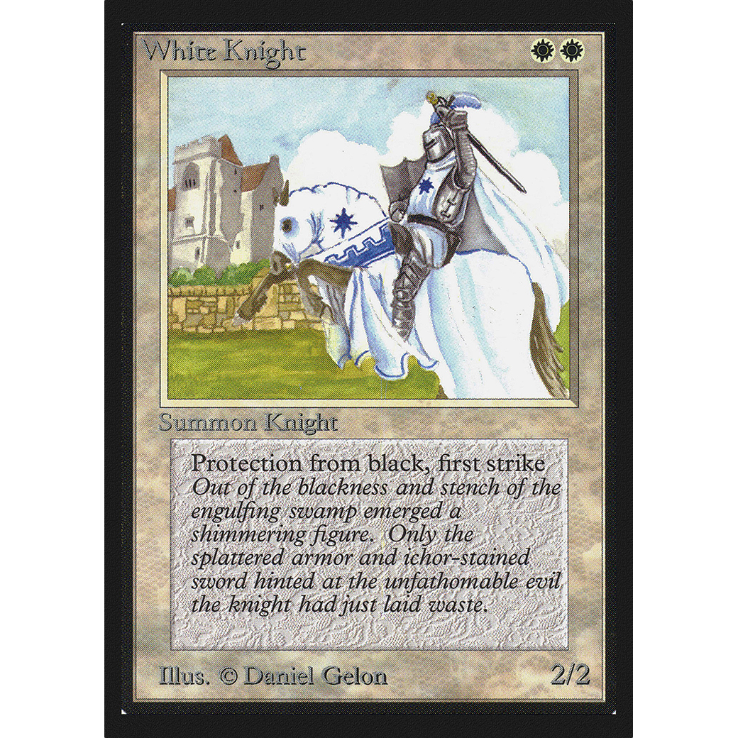 MTG Singles - White Knight - Collectors' Edition - Regular