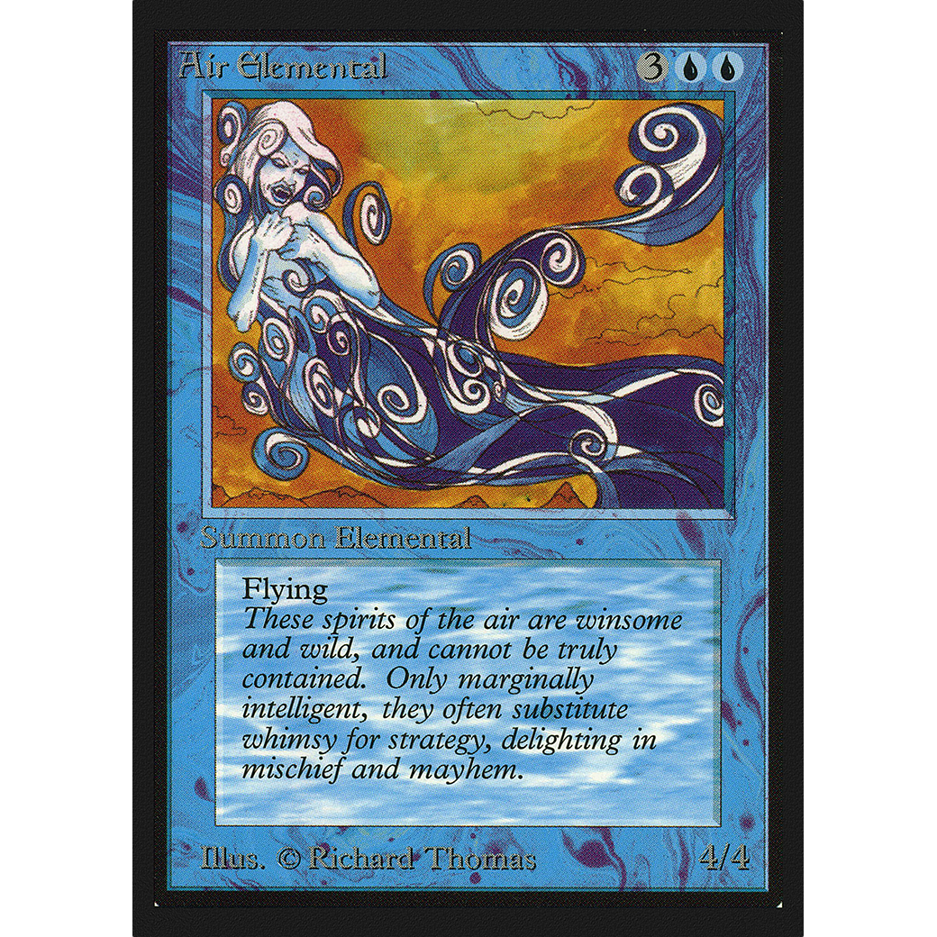 MTG Singles - Air Elemental - Collectors' Edition - Regular