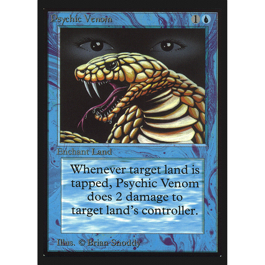 MTG Singles - Psychic Venom - Collectors' Edition - Regular