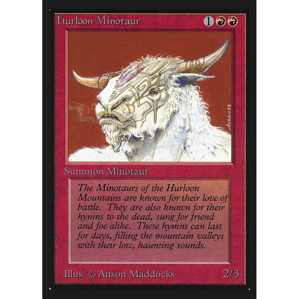 MTG Singles - Hurloon Minotaur - Collectors' Edition - Regular