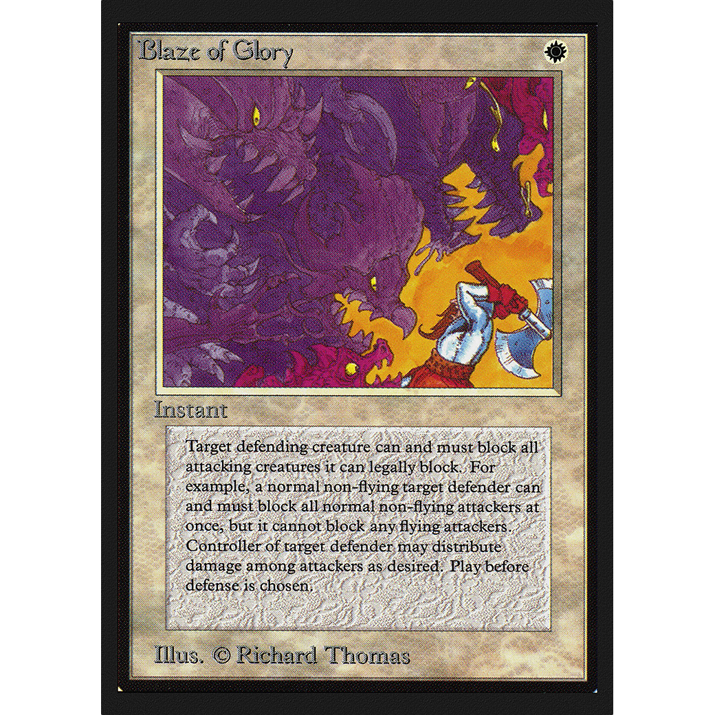 MTG Singles - Blaze of Glory - International Edition - Regular
