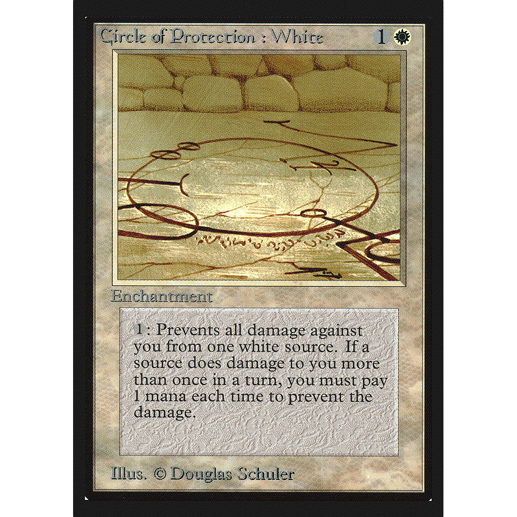 MTG Singles - Circle of Protection: White - International Edition - Regular