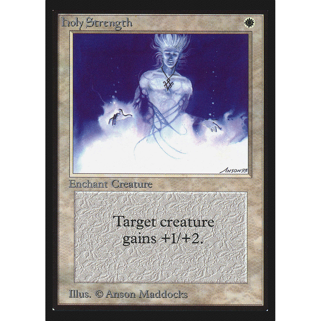 MTG Singles - Holy Strength - International Edition - Regular