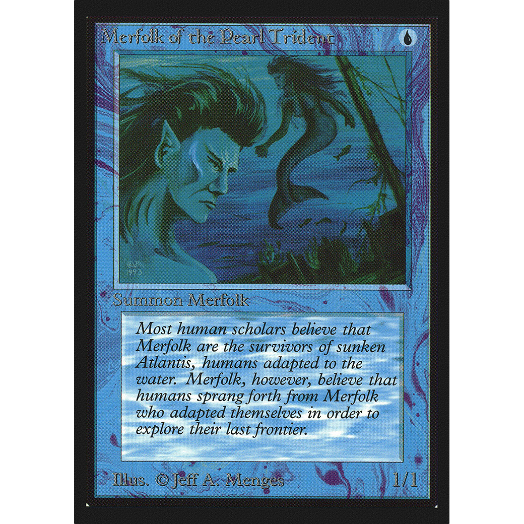 MTG Singles - Merfolk of the Pearl Trident - International Edition - Regular