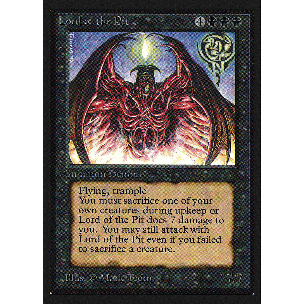 MTG Singles - Lord of the Pit - International Edition - Regular