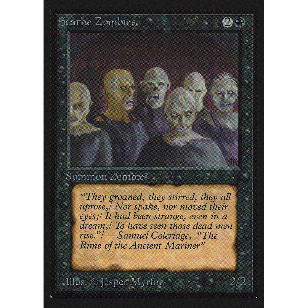 MTG Singles - Scathe Zombies - International Edition - Regular