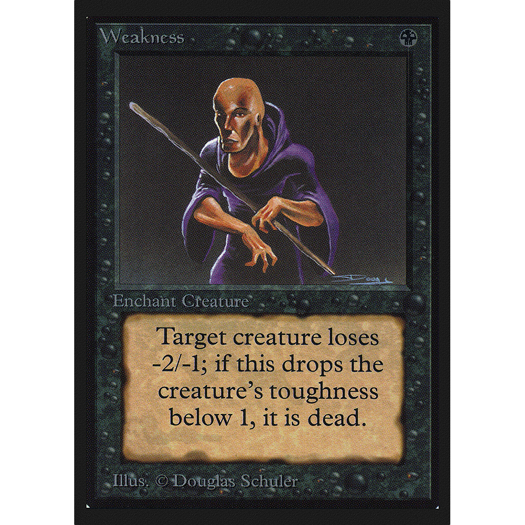 MTG Singles - Weakness - International Edition - Regular