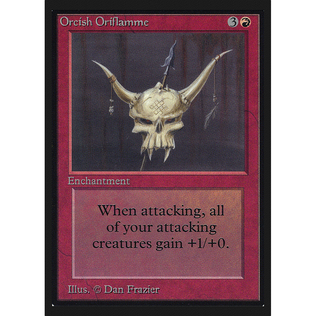 MTG Singles - Orcish Oriflamme - International Edition - Regular