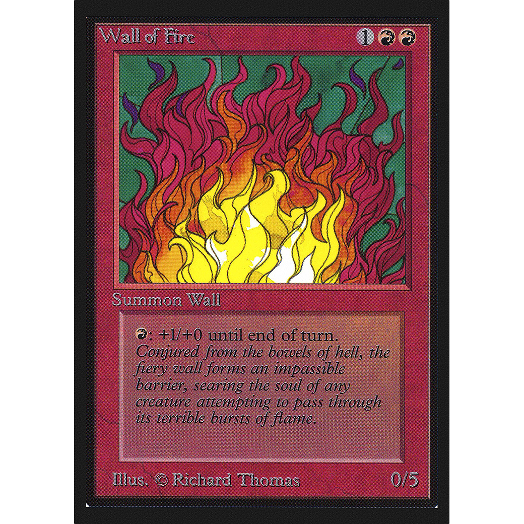 MTG Singles - Wall of Fire - International Edition - Regular