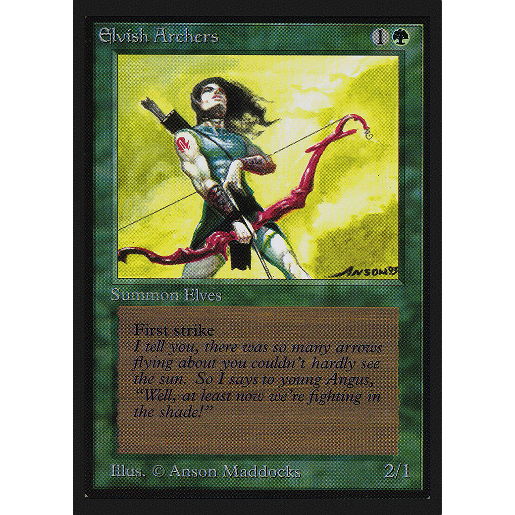 MTG Singles - Elvish Archers - International Edition - Regular