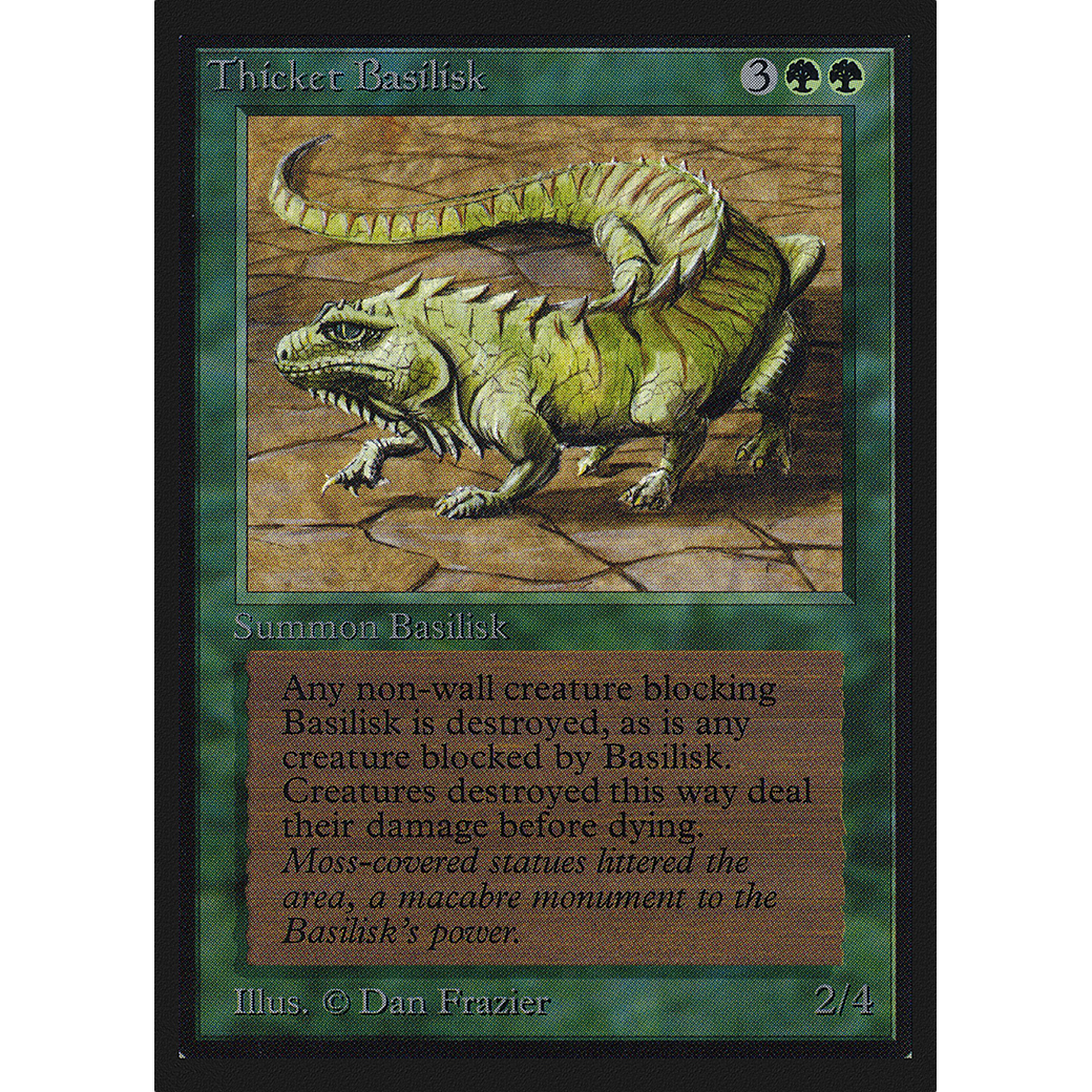 MTG Singles - Thicket Basilisk - International Edition - Regular