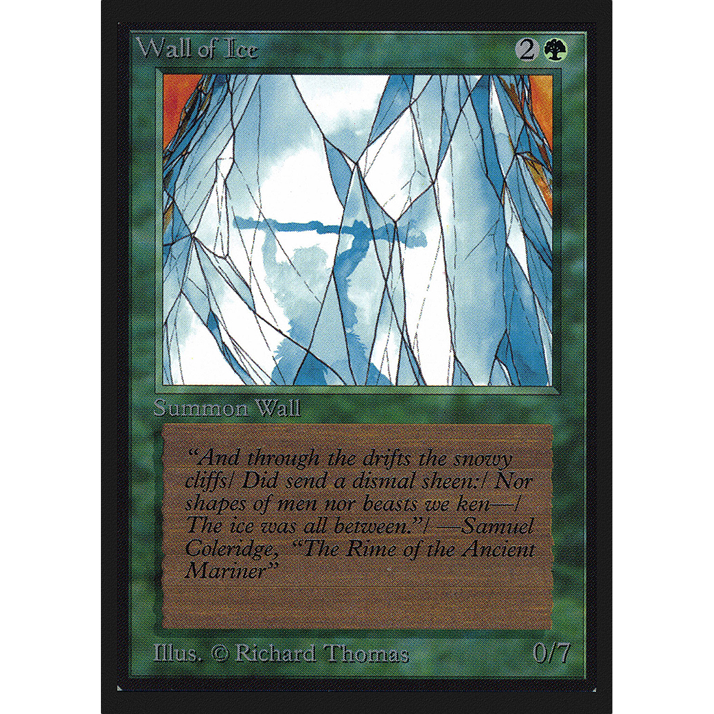 MTG Singles - Wall of Ice - International Edition - Regular