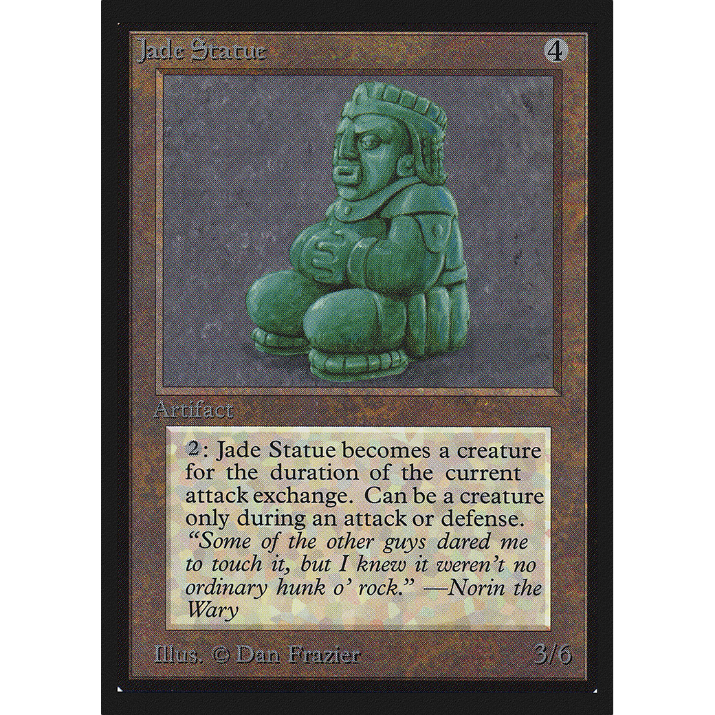 MTG Singles - Jade Statue - International Edition - Regular