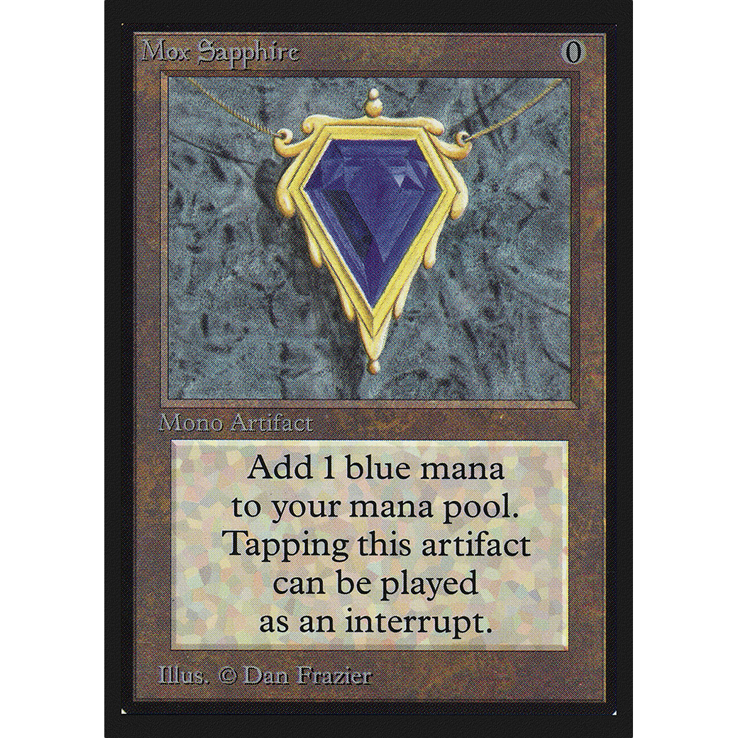 MTG Singles - Mox Sapphire - International Edition -