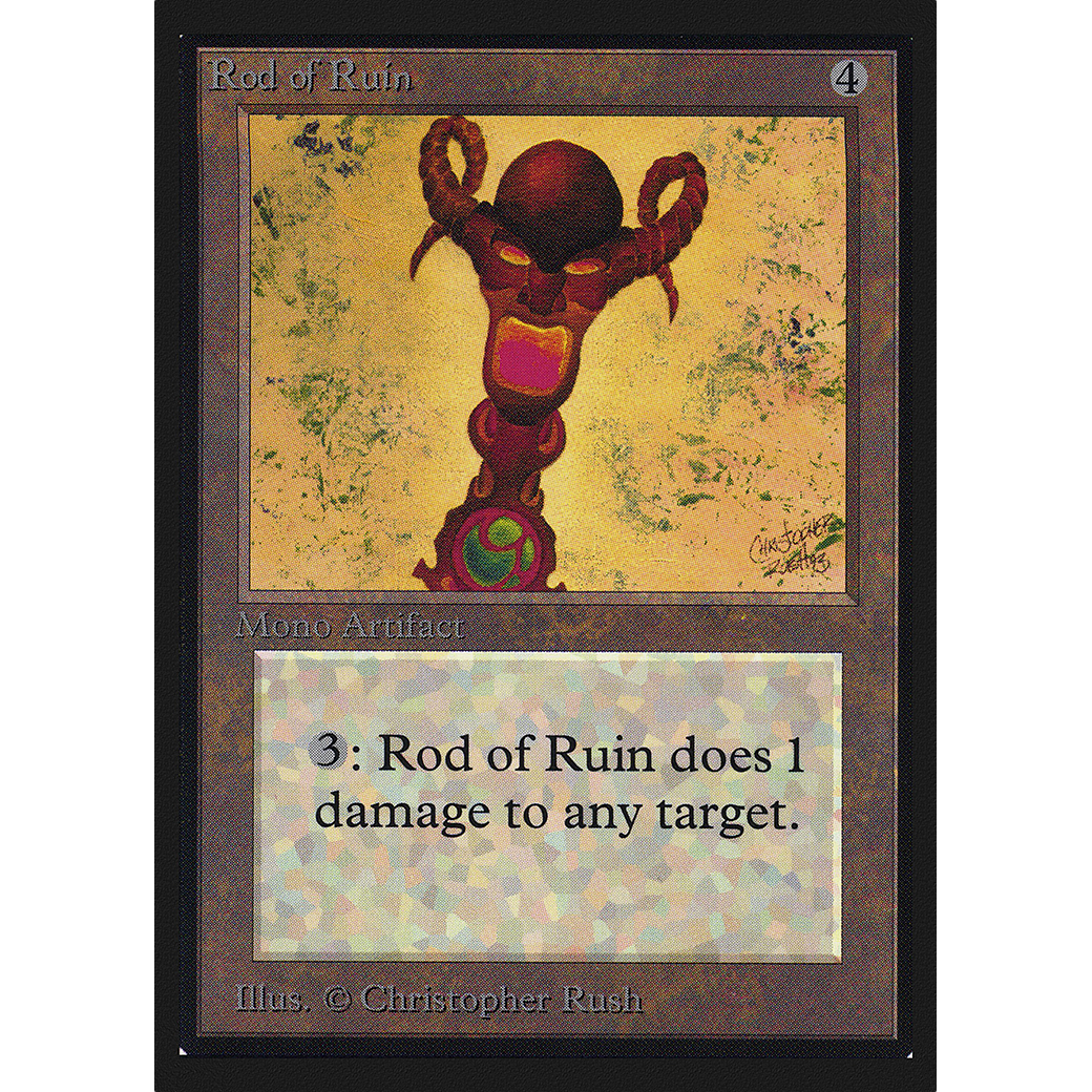 MTG Singles - Rod of Ruin - International Edition - Regular
