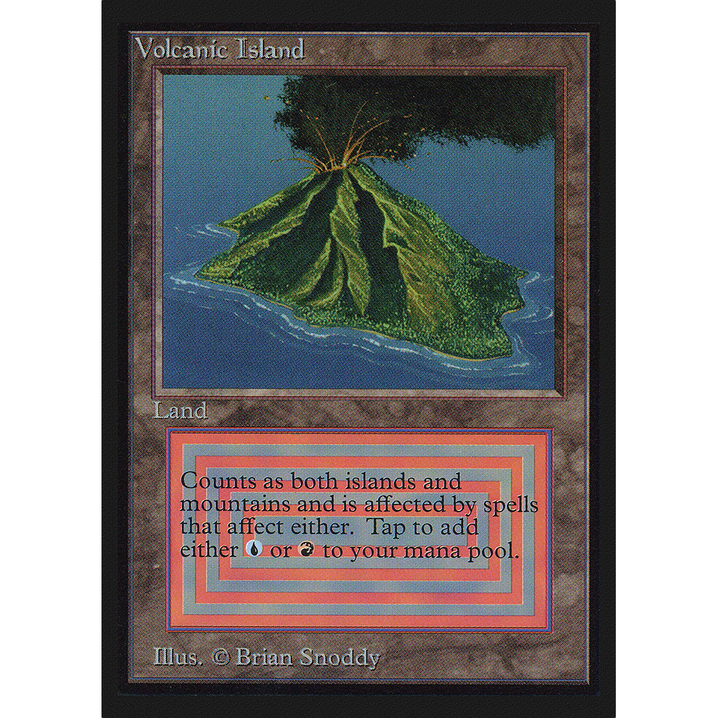 MTG Singles - Volcanic Island - International Edition -