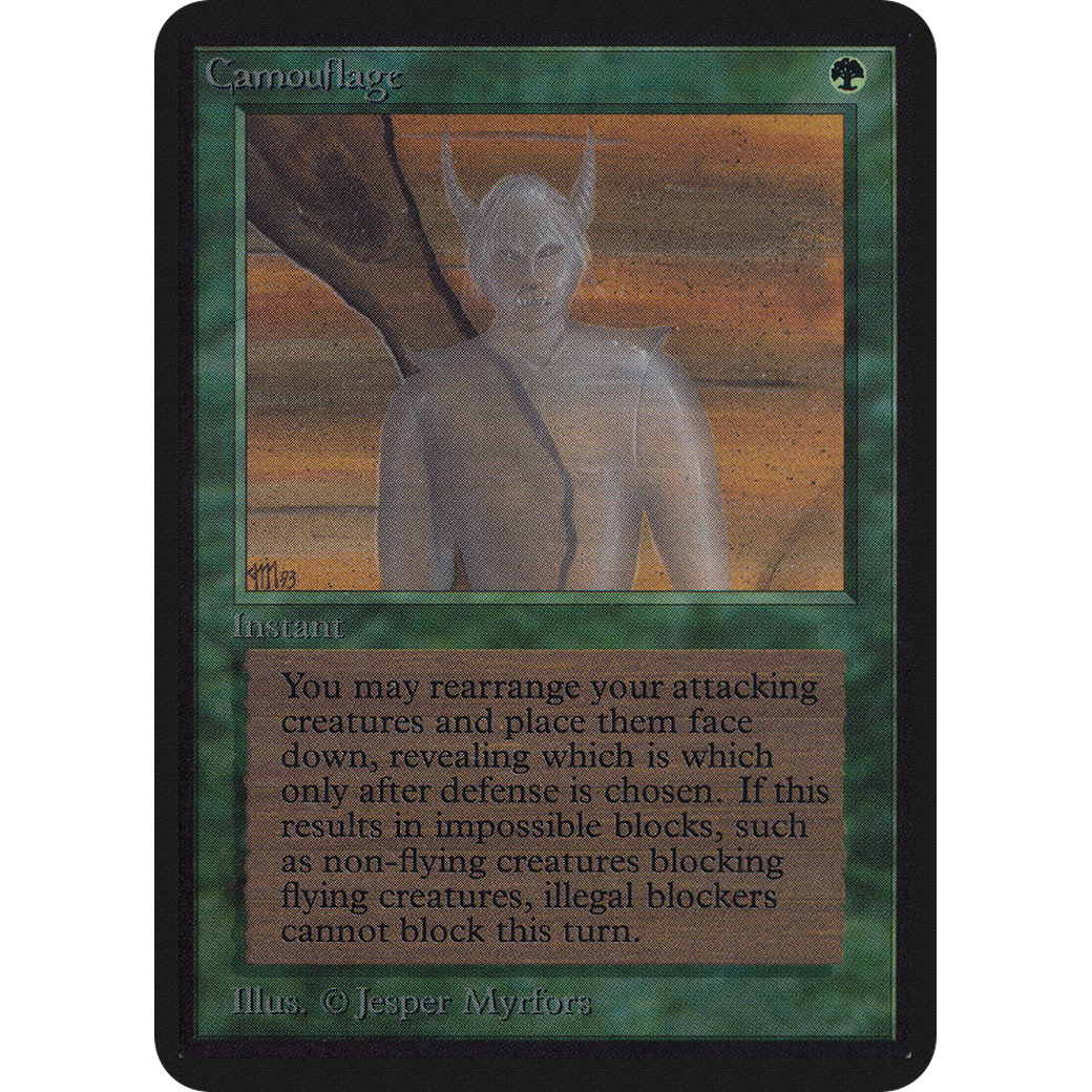 MTG Singles - Camouflage - Alpha - NM