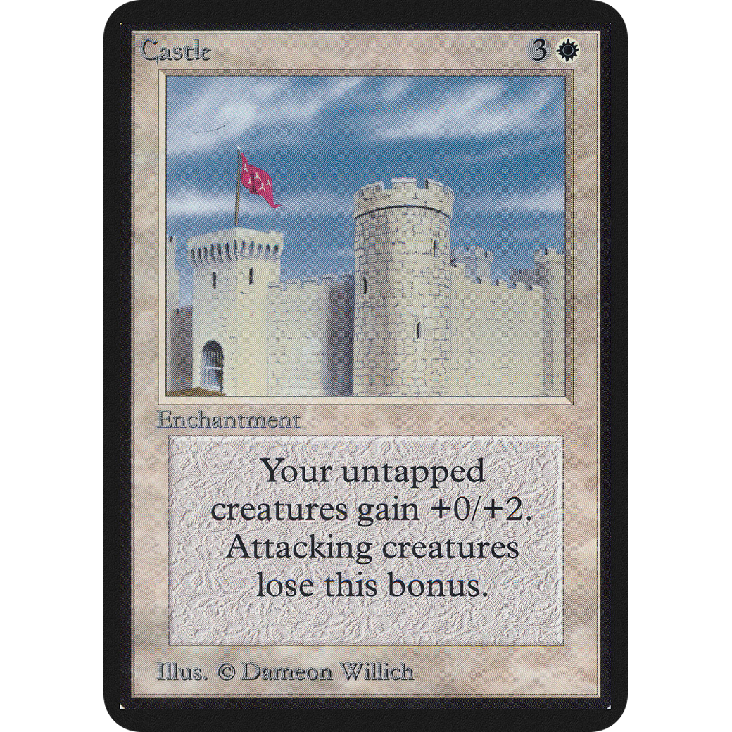 MTG Singles - Castle - Alpha - NM