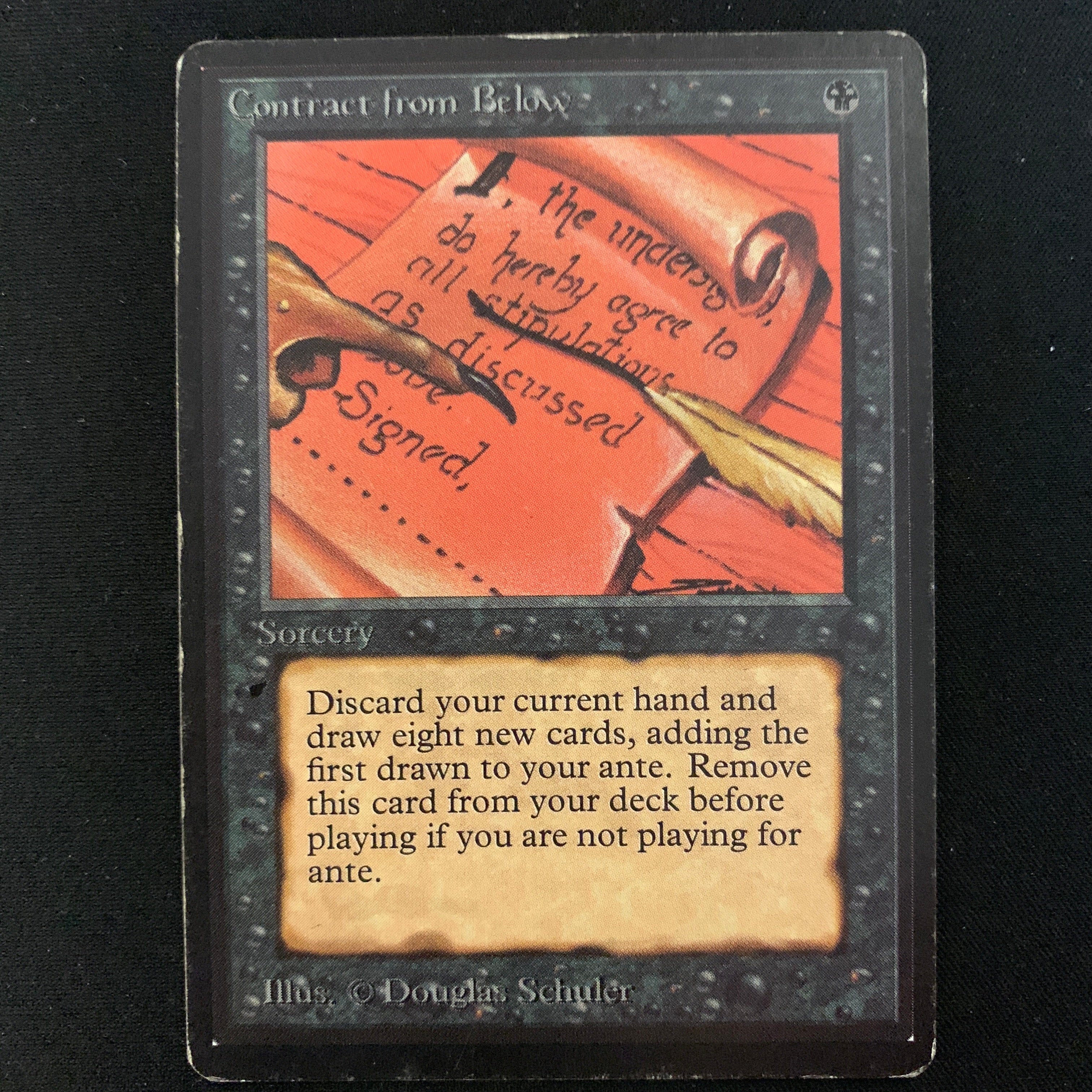 MTG Singles - Contract from Below - Beta -