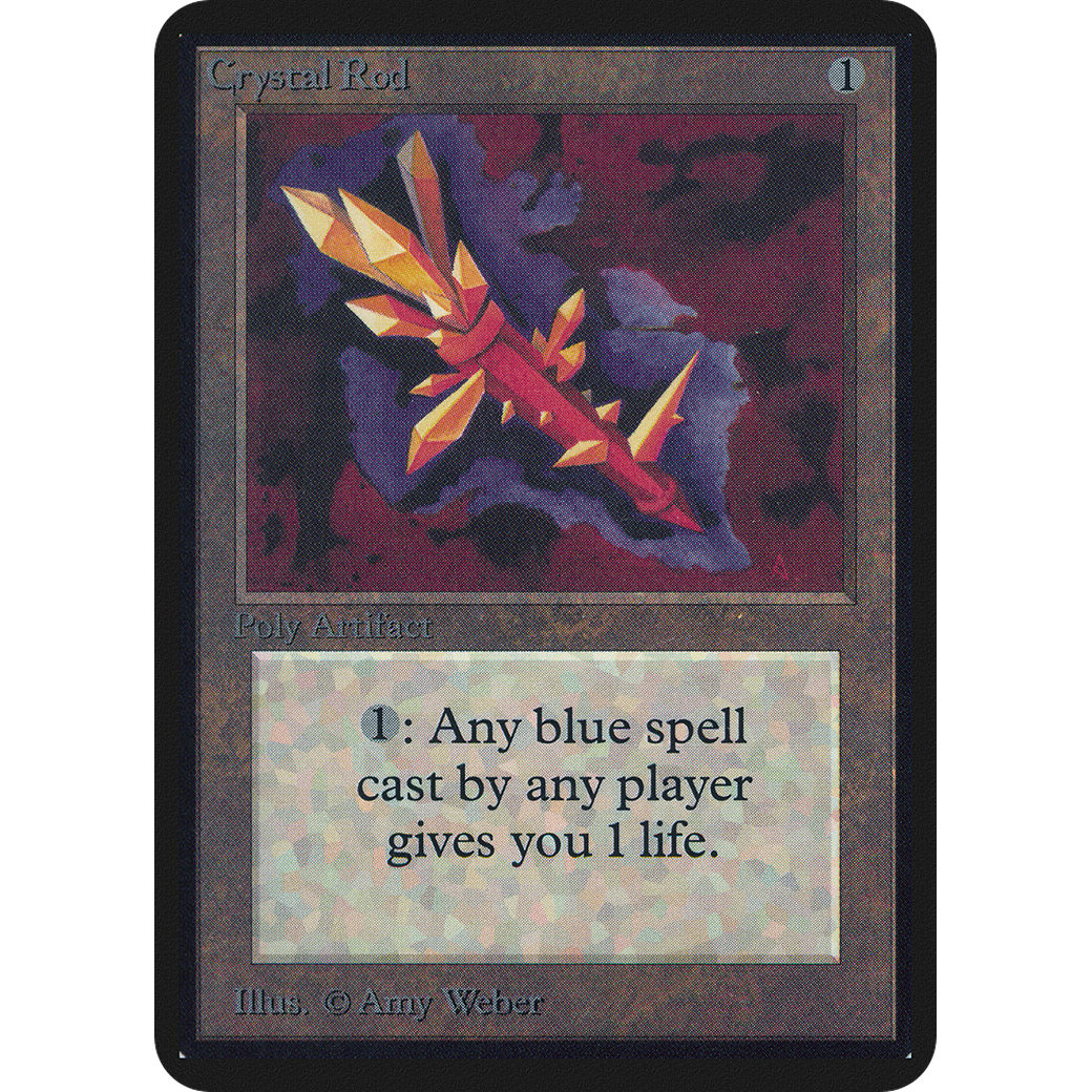 MTG Singles - Crystal Rod - Alpha - NM