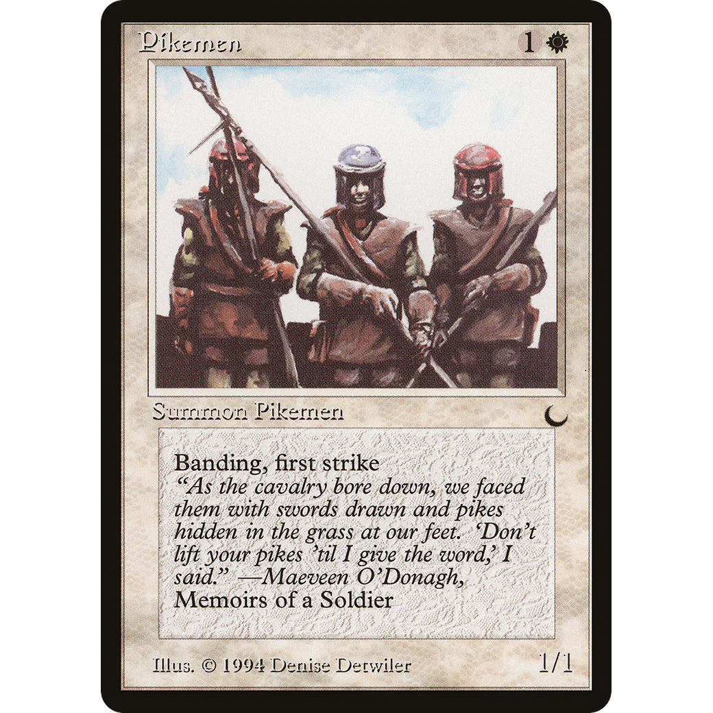 MTG Singles - Pikemen - The Dark - Regular