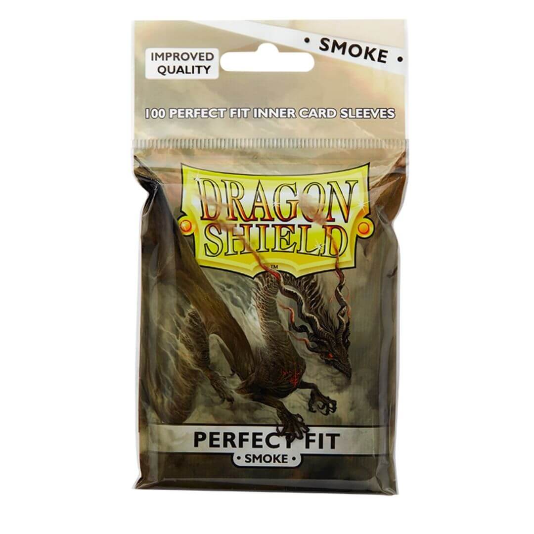 Gaming Supplies - Dragon Shield Perfect Fit Sleeves - Smoke