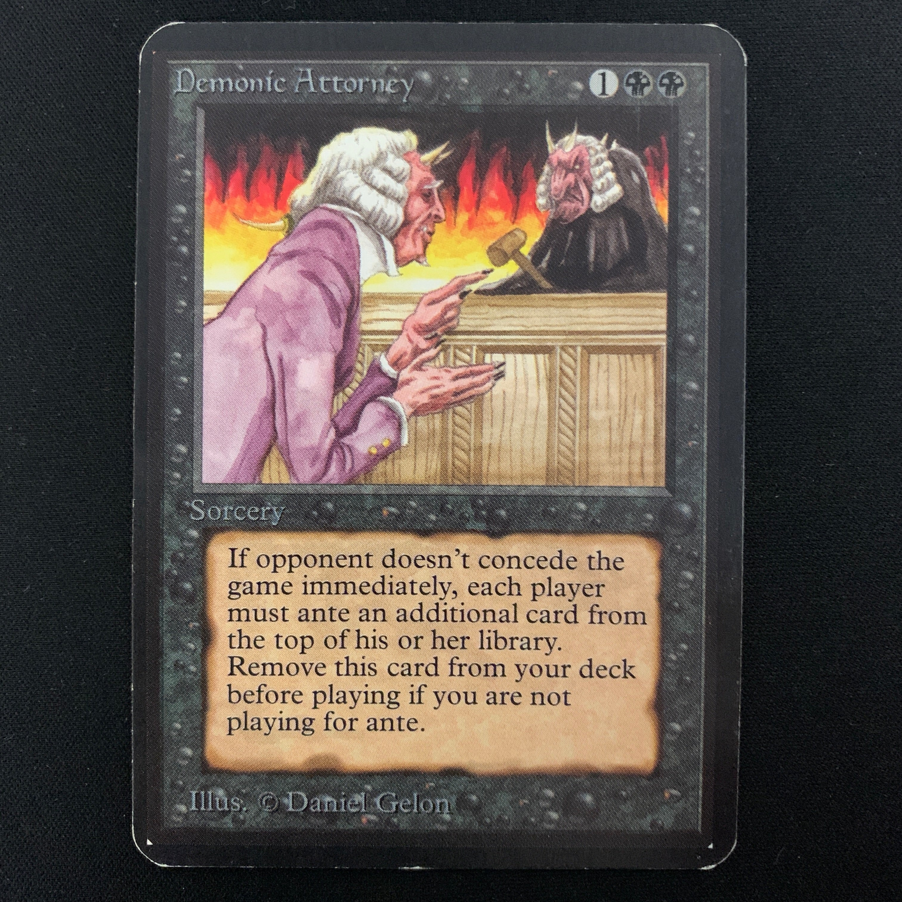 MTG Singles - Demonic Attorney - Alpha -
