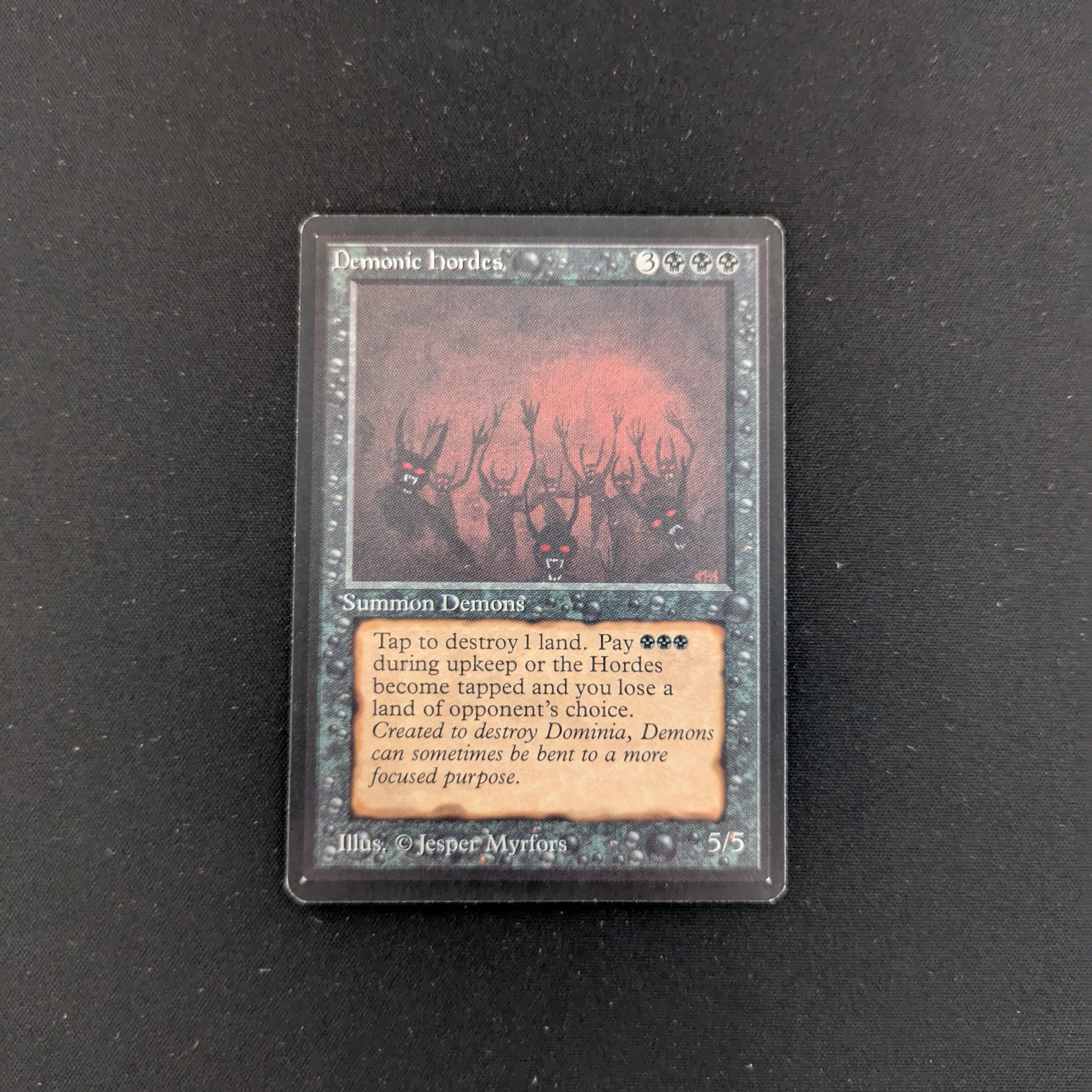 MTG Singles - Demonic Hordes - Beta -
